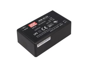 IRM-45-24 Przetwornica AC/DC, 45,6W, Napięcie wejściowe: 85264VAC, 24VDC, Iwyj: 1900mA