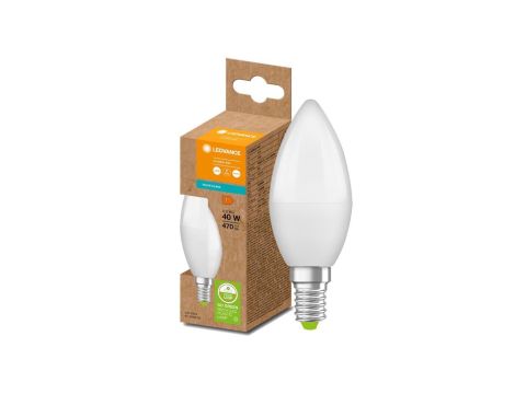 Żarówka LED PCR E14 B40 4.9W = 40W 470lm 4000K 200 Eco Recykling Ciepła LEDVANCE