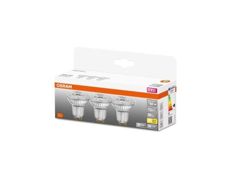 3x Żarówka LED GU10 4,3W = 50W 350lm 2700K Ciepła 36 OSRAM STAR