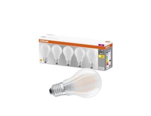 5PAK Żarówka LED E27 A60 7W = 60W 806lm 2700K Ciepła 300 Filament OSRAM