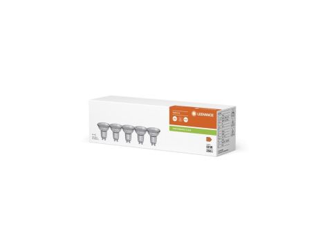 5x Żarówka LED PAR16 GU10 4.3W = 50W 350lm 4000K Neutralna Biała 36 LEDVANCE