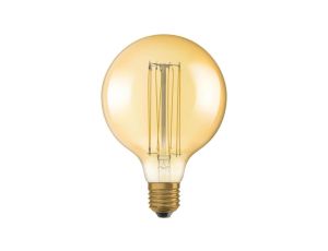Żarówka Dekoracyjna LED E27 G125 5,8W = 40W 470lm 2200K Ciepła 320 Filament Ściemnialna OSRAM Vintage 1906