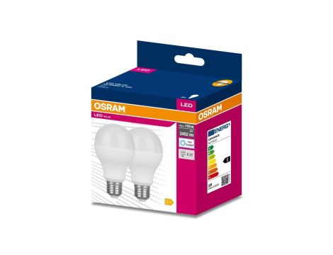 2PAK Żarówka LED E27 A68 19W = 150W 2452lm 6500K Zimna 200 OSRAM VALUE