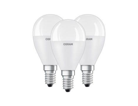 3PAK Żarówka LED E14 P45 7W = 60W 806lm 3000K Ciepła 200 OSRAM VALUE