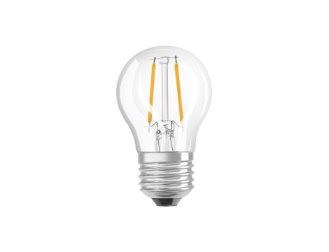 Żarówka LED E27 P45 CL 1,5W = 15W 136lm 2700K Ciepła 300 Filament OSRAM STAR