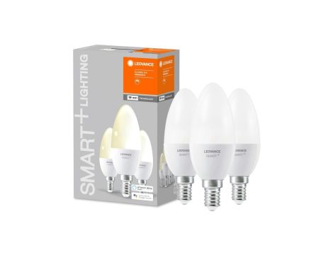 3PAK Żarówka LED E14 B35 5W 470lm 2700K Ciepła LEDVANCE SMART+ WiFi Ściemnialna