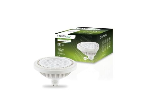Żarówka LED ES111 GU10 10W = 75W 1055lm 4000K Neutralna 38 LUMILED