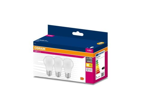 3PAK Żarówka LED E27 A60 4,9W = 40W 470lm 3000K Ciepła 200 OSRAM VALUE
