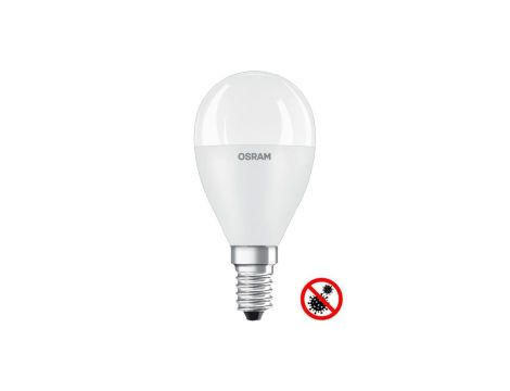 Żarówka LED E14 P45 5,5W = 40W 470lm 2700K Ciepła 200 OSRAM ANTYBAKTERYJNA