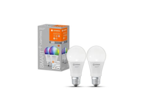2PAK Żarówka LED E27 A60 9W 806lm RGBW SMART+ WiFi Ściemnialna Classic LEDVANCE