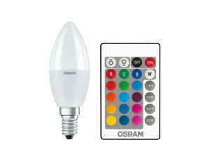 Żarówka LED E14 P45 5,5W = 40W 470lm RGBW OSRAM Star PILOT Ściemnialna