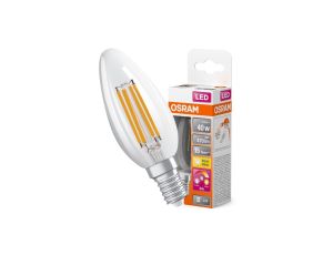 Żarówka LED E14 B40 4W = 40W 470lm 2200-2700K Ciepła 300 Filament Ściemnialna OSRAM Superstar