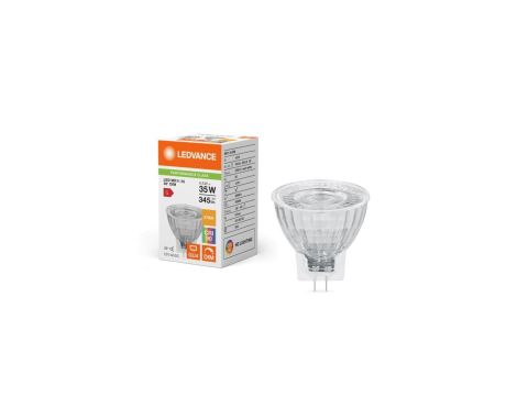 Żarówka LED MR11 GU4 4.5W = 35W 345lm 2700K Ciepła Biała 12V FILAMENT ŚCIEMNIALNA LEDVANCE