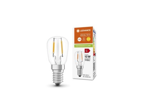 Żarówka LED T26 E14 1.3W = 10W 110lm 2700K Ciepła Biała FILAMENT LEDVANCE