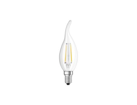 Żarówka LED E14 BA35 CL 4W = 40W 470lm 2700K Ciepła 300 Filament OSRAM SUPERSTAR Ściemnialna