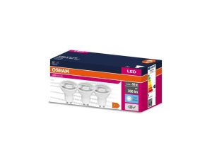 3PAK Żarówka LED GU10 4,5W = 50W 350lm 4000K Neutralna 60 OSRAM VALUE