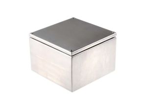 Puszka elektroinstalacyjna, 175 x 175 x 120mm, IP66, kolor Niemalowany, materiał Stal nierdzewna, RS PRO