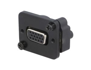 Łącznik D-Sub czarny XLR 19x24mm CP30229BM