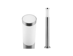 Lampa Ogrodowa Zewnętrzna E27 INOX SŁUPEK 90cm Lilium Lumiled