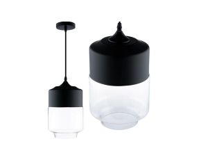 Lampa wisząca HYDIRA ZWIS szklana SŁOIK do LED 1xE27 LUMILED