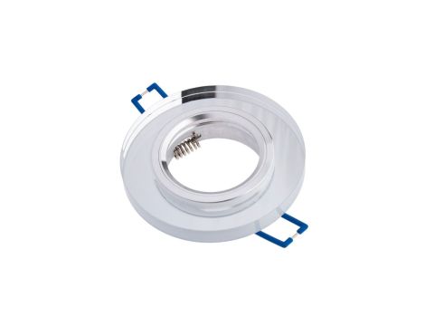 Oprawa halogenowa SZKLANA Sufitowa LED GU10 MR16 stała Okrągła Ariel przeźroczysta