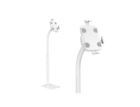 Stojak uchwyt reklamowy do tabletu Maclean, podłogowy z blokadą, 7.9-11, uniwersalny, MC-467W