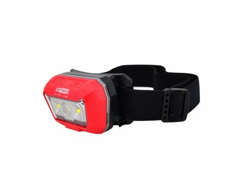 AWTOOLS LATARKA CZOŁOWA RAGGIO CREE SMD LED Z CZUJNIKIEM RUCHU BLACK LINE