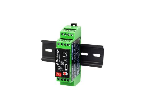 C22 Elastyczny Serwer Portów Szeregowych (Ethernet, 2x RS232/RS485)