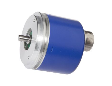 VD580531, enkoder obrotowy, Ø58 mm, długość 60, pełny wał 6 mm, 3600 impulsów, 4,75-30 V DC, -25-85C, Push-pull