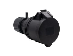 Gniazdo siłowe przenośne 32A 5p 380V-415V /FE/ IP44 czarne