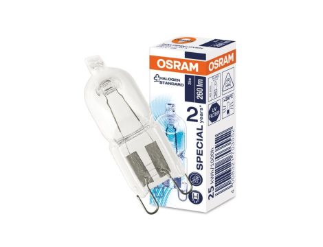 Żarówka Halogenowa G9 Kapsułka 25W 260LM 230V Do Piekarnika OSRAM