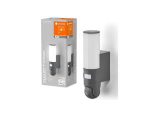 KINKIET LED 16W 900lm 3000k SZARY z Czujnikiem ruchu i Kamerą HD LEDVANCE Smart+ WiFi
