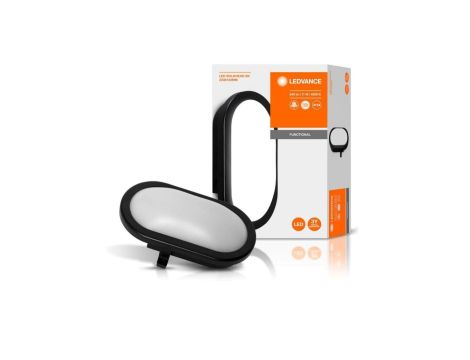 Lampa Ścienna LED 11W 4000K IP54 Hermetyczna Zewnętrzna Czarna BULKHEAD LEDVANCE