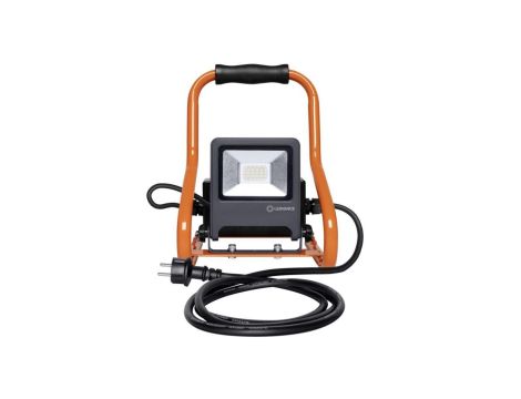 Naświetlacz LED 20W 1700lm 4000K + 2x Gniazdo 230V WORKLIGHTS R-STAND LEDVANCE Roboczy Przenośny