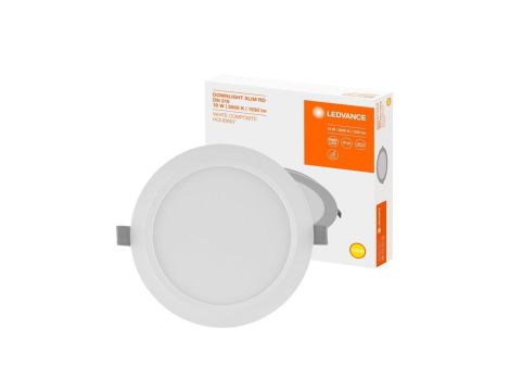 Panel LED Podtynkowy wpuszczany 18W 3000K DOWNLIGHT Slim DN210 LEDVANCE okrągły