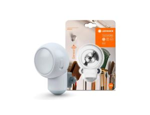 Lampka LED na Baterie SPYLUX Biała 0,3W 17lm 3000K Ciepła IP43 LEDVANCE Czujnik ruchu