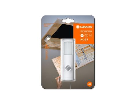 Lampka nocna LED Nightlux Torch Biała 0,35W 10lm 4000K IP54 Ledvance Czujnik ruchu