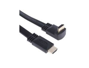 Flat HDMI to HDMI cable, Angled