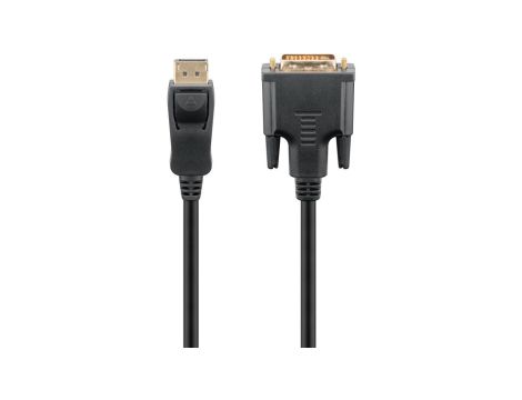 Kabel przejściowy DisplayPort/DVI-D 1.2, pozłacany - Długość kabla 5 m
