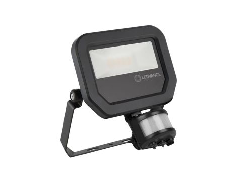 Naświetlacz LED 10W 1100lm 3000K IP65 Czarny z czujnikiem ruchu i zmierzchu LEDVANCE Floodlight