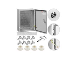 Obudowa hermetyczna rozdzielnia metalowa z płytą montażową 400x300x150 IP65 natynkowa NEKU