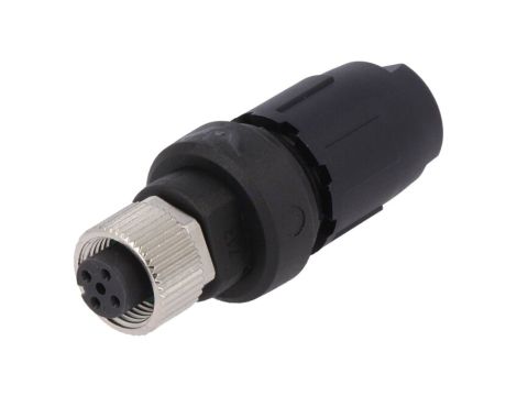 Złącze okrągłe M12 żeńskie proste 4pin 7000-12641-0000000