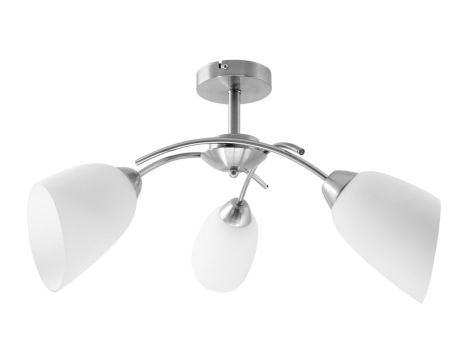 Plafon Activejet AJE-NIKITA 3P E27 3x40W Nikiel