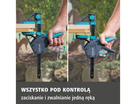 Ścisk jednoręczny PRO ERGO 150 mm wolfcraft - 10