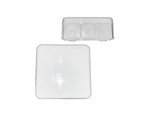 VIPLAST VP-30 Puszka Elektryczna IP55 Klik Natynkowa 12-Wlotowa 85x85x37 mm Biała 1szt