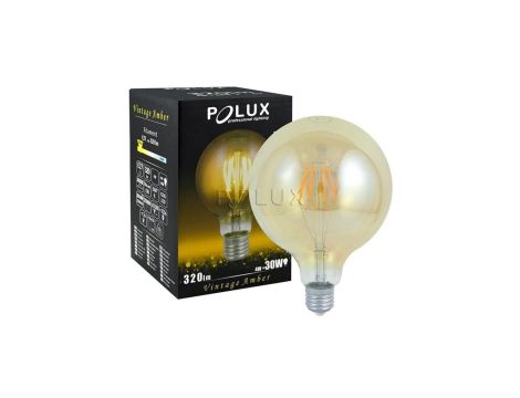 Żarówka LED G95 E27 4W = 18W 320lm 2000K Ciepła 360 Filament GOLDLUX