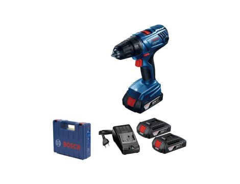 WIERTARKO-WKRĘTARKA AKUMULATOROWA GSR 180-LI 2*2.0AH