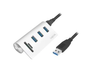 CR0045 Hub USB, USB A gniazdo x3, USB A wtyk, USB B micro gniazdo
