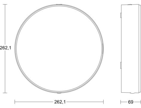 Oprawa LED Steinel RS PRO A20 SC 12W 4000K IP54 IK10 230V antracyt / aluminium - 3