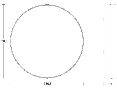 Oprawa LED Steinel RS PRO A30 SC 20,7W 4000K IP54 IK10 230V antracyt / aluminium - 2